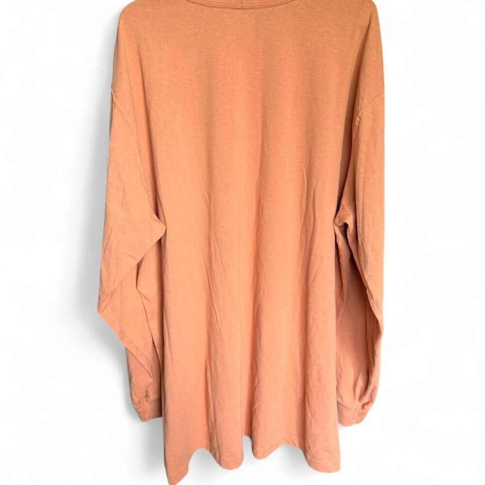 Carhartt Loose Fit Men's Orange Shirt XXL Tall - Picture 5 of 5